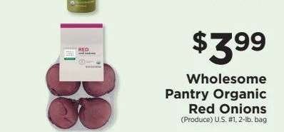 Wholesome Pantry Organic Red Onions