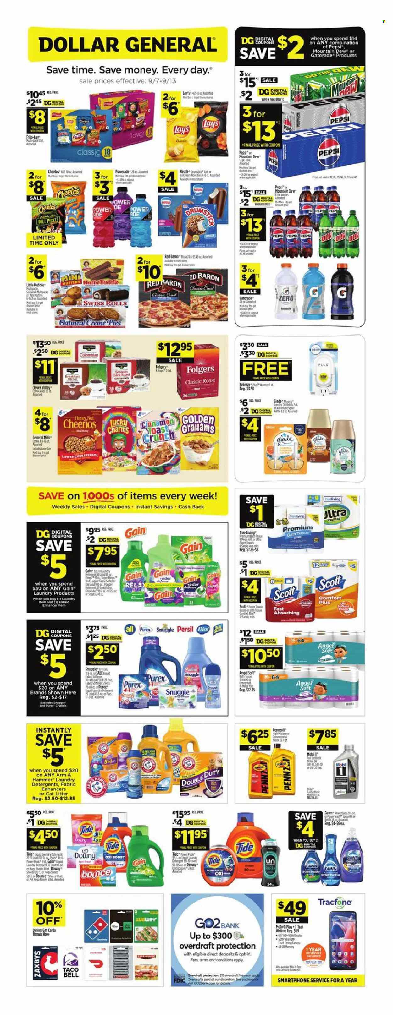 Dollar General ad - 09/07/2025 - 09/13/2025. Page 1