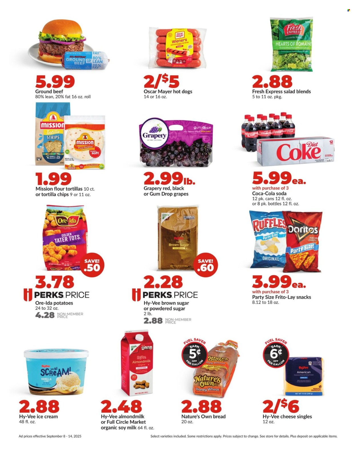 Hy-Vee ad - 09/08/2025 - 09/14/2025. Page 2