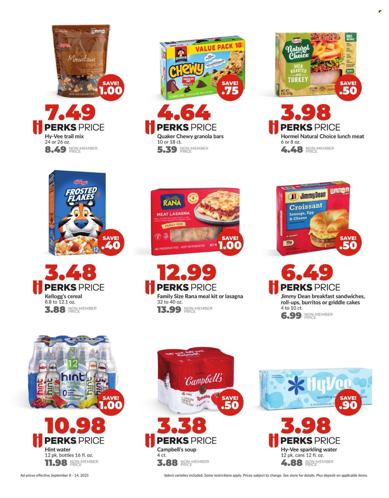 Hy-Vee ad - 09/08/2025 - 09/14/2025. Page 4