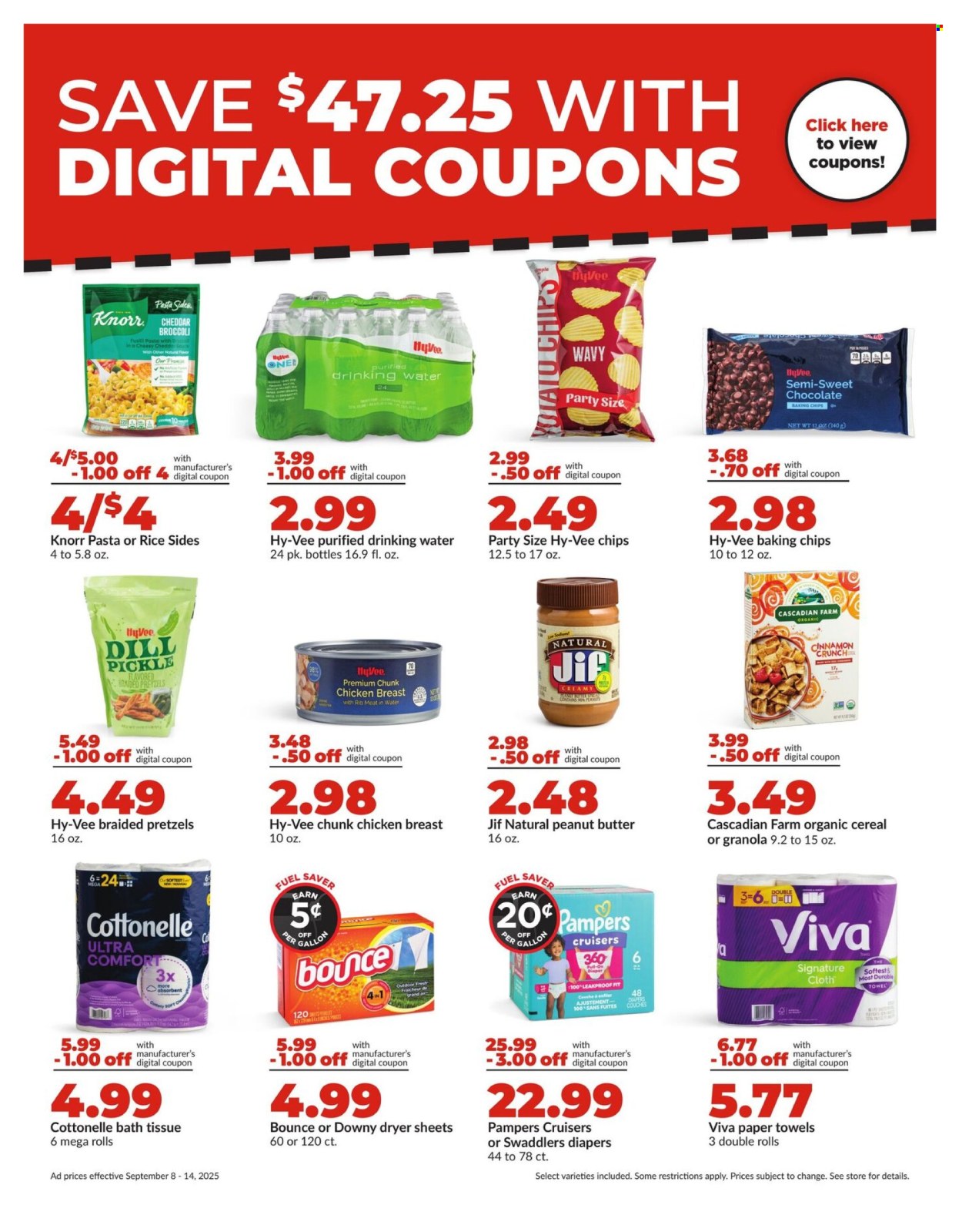 Hy-Vee ad - 09/08/2025 - 09/14/2025. Page 5