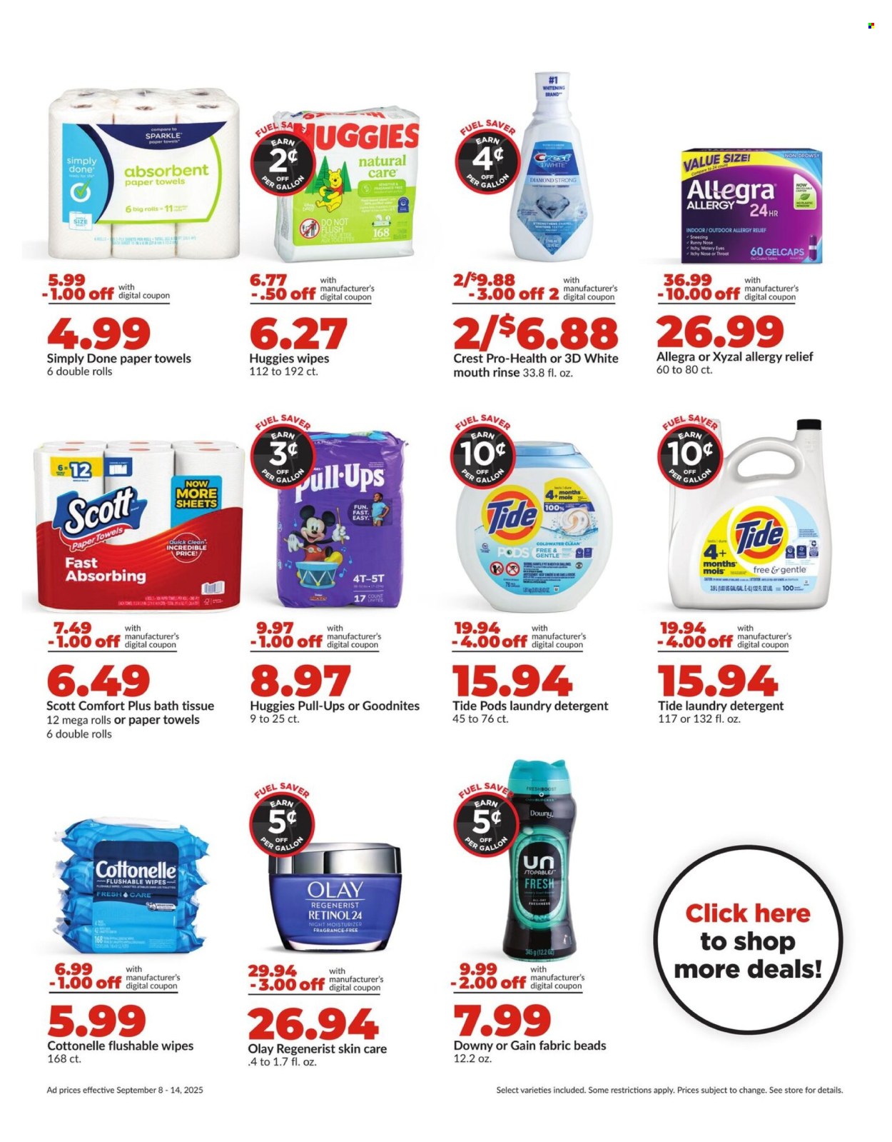 Hy-Vee ad - 09/08/2025 - 09/14/2025. Page 6