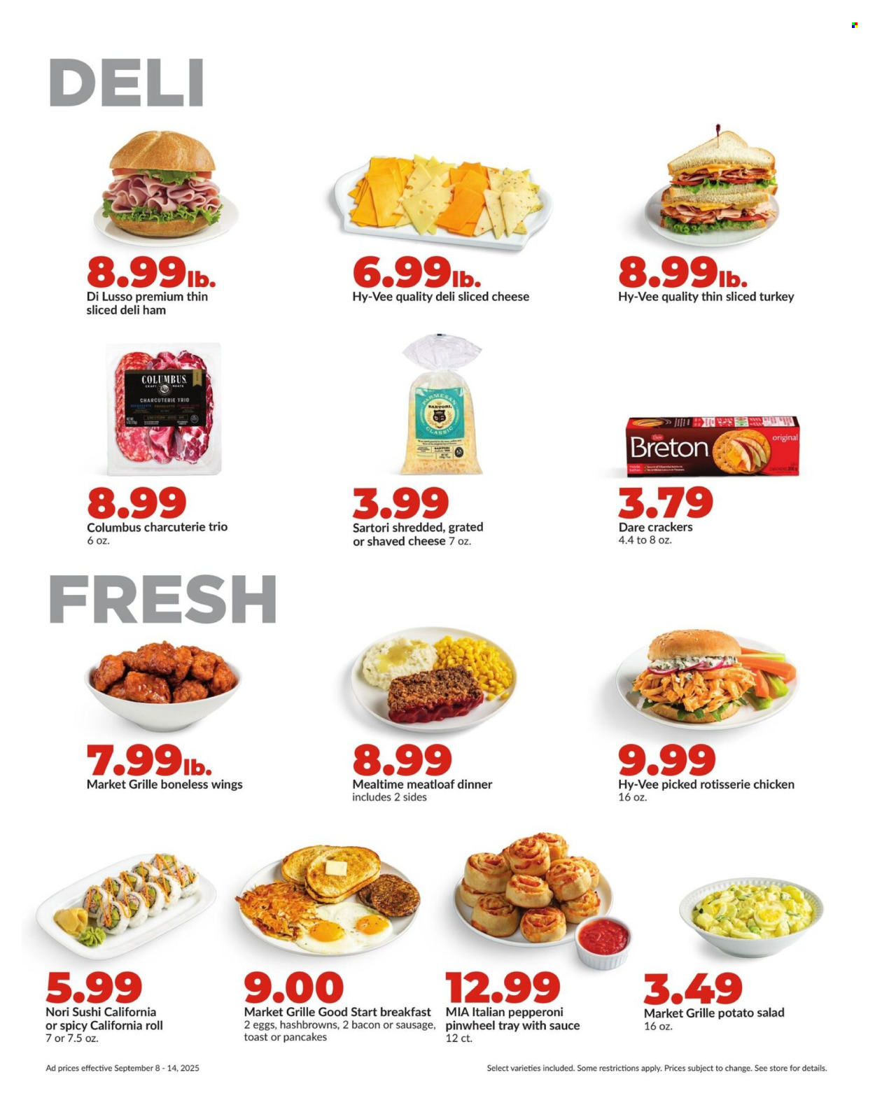 Hy-Vee ad - 09/08/2025 - 09/14/2025. Page 13