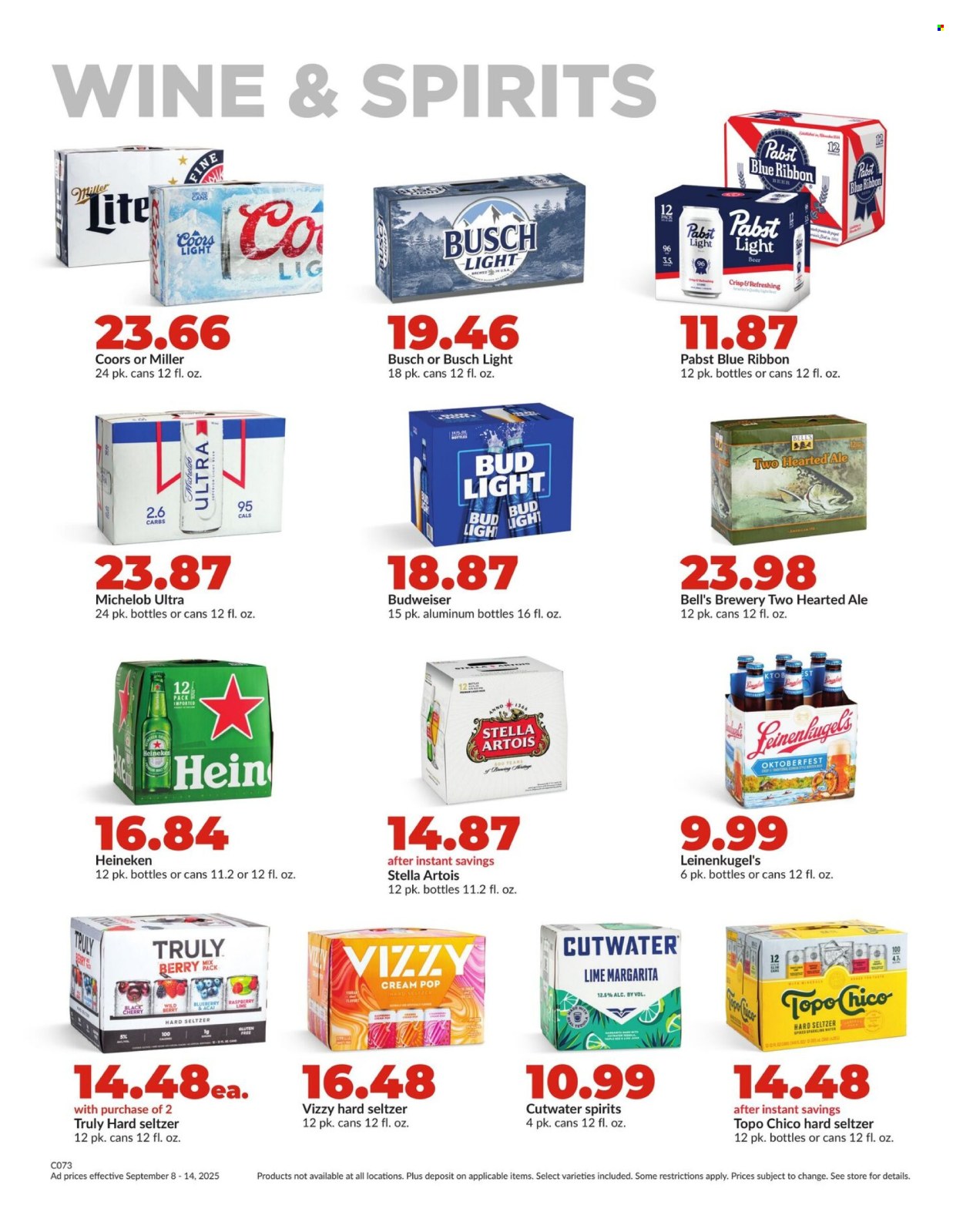 Hy-Vee ad - 09/08/2025 - 09/14/2025. Page 32