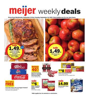 Meijer Flyer - 09/10/2025 - 09/16/2025.
