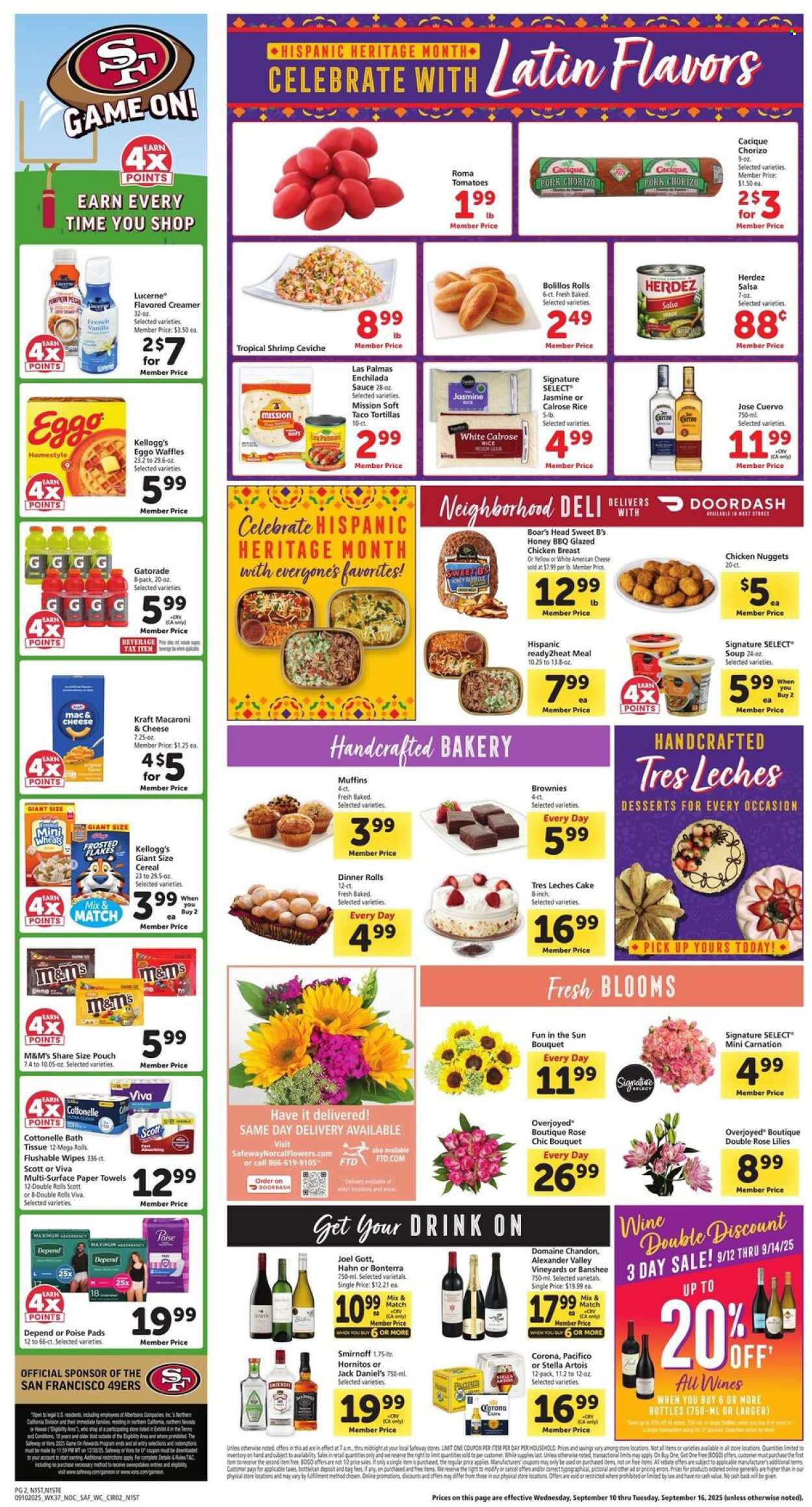 Safeway ad - 09/10/2025 - 09/16/2025. Page 2