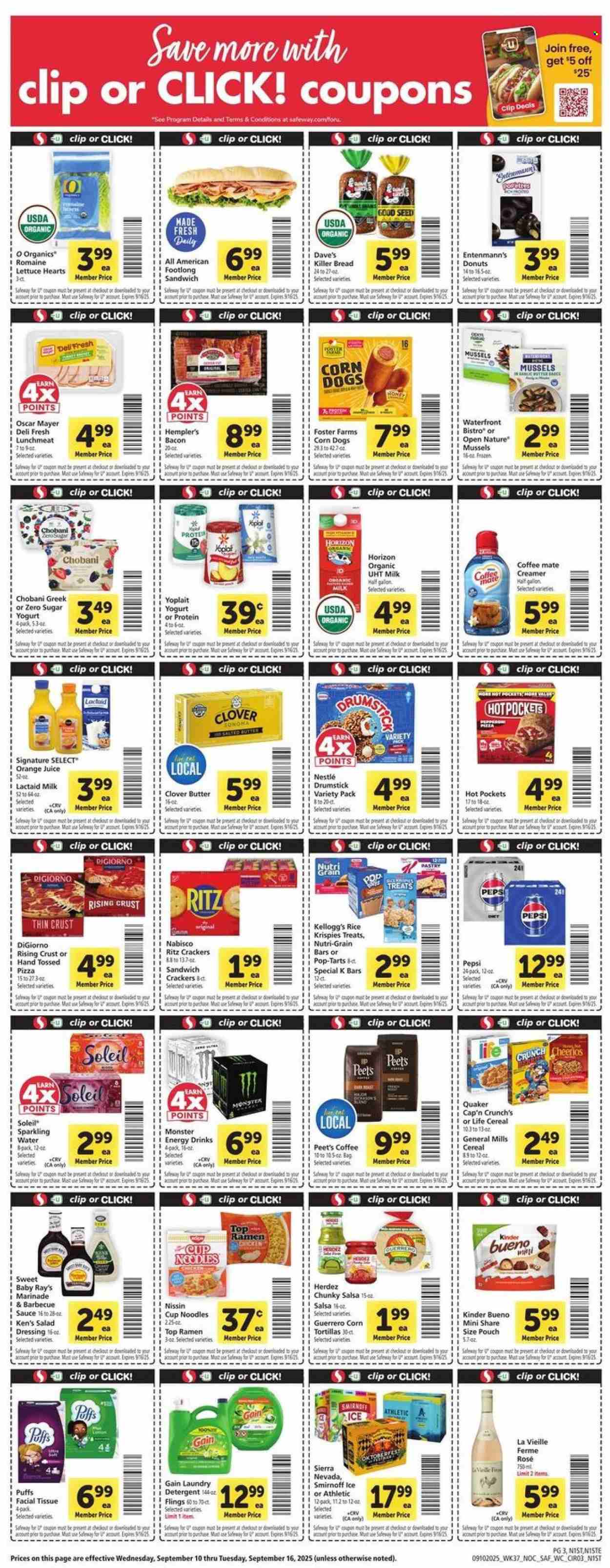 Safeway ad - 09/10/2025 - 09/16/2025. Page 3