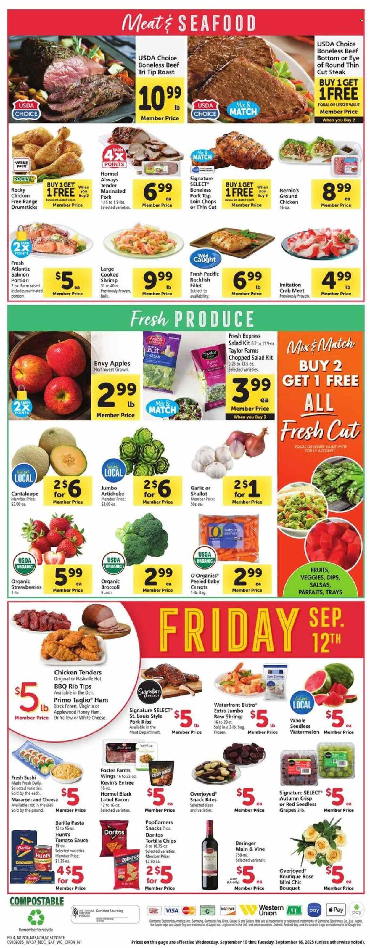 Safeway ad - 09/10/2025 - 09/16/2025. Page 4