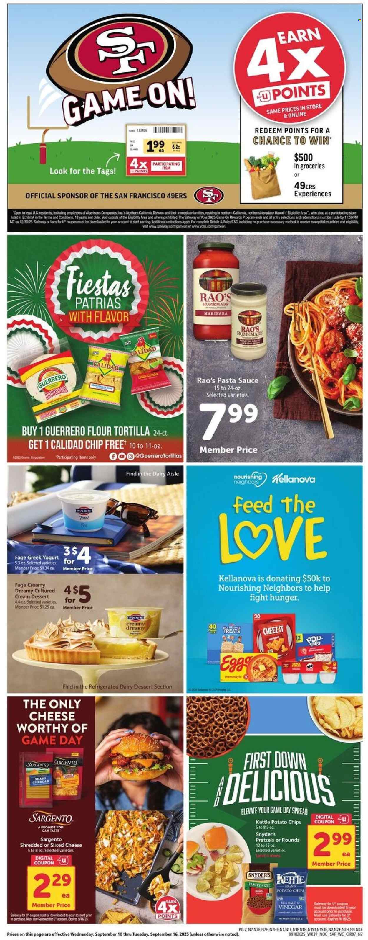 Safeway ad - 09/10/2025 - 09/16/2025. Page 7