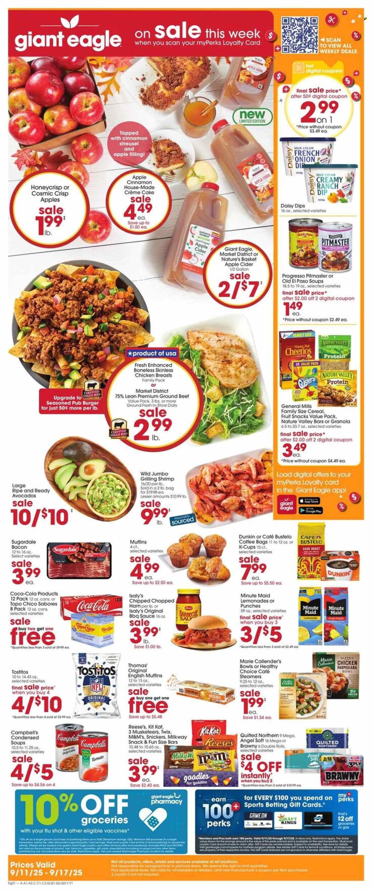 Giant Eagle ad - 09/11/2025 - 09/17/2025. Page 1