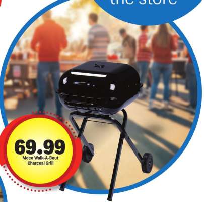 Meco Walk-A-Bout Charcoal Grill