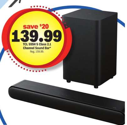 TCL S55H S Class 2.1 Channel Sound Bar
