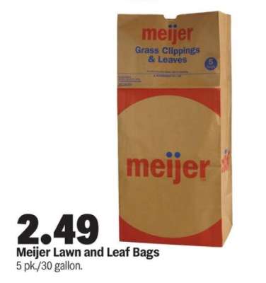 Meijer Lawn and Leaf Bags