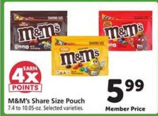 M&M's Share Size Pouch