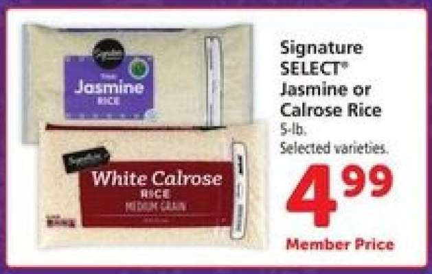 Signature SELECT Jasmine or Calrose Rice