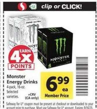 Monster Energy Drinks