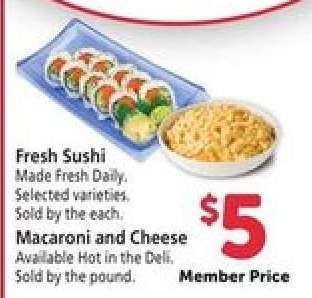 Fresh Sushi / Macaroni and Cheese
