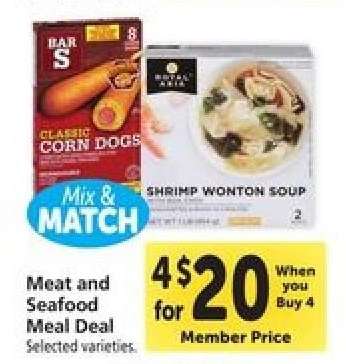 Meat and Seafood Meal Deal