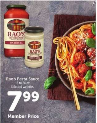 Rao's Pasta Sauce