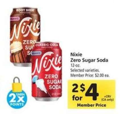 Nixie Zero Sugar Soda