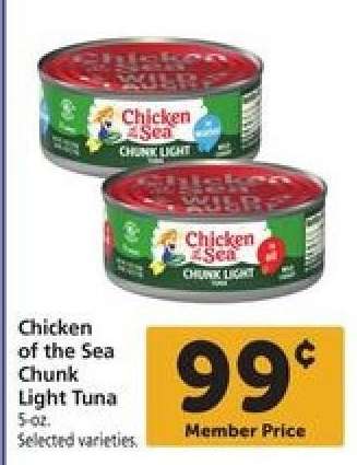 Chicken Of The Sea Chunk Light Tuna