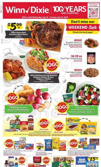 Winn Dixie Flyer - 09/10/2025 - 09/16/2025.