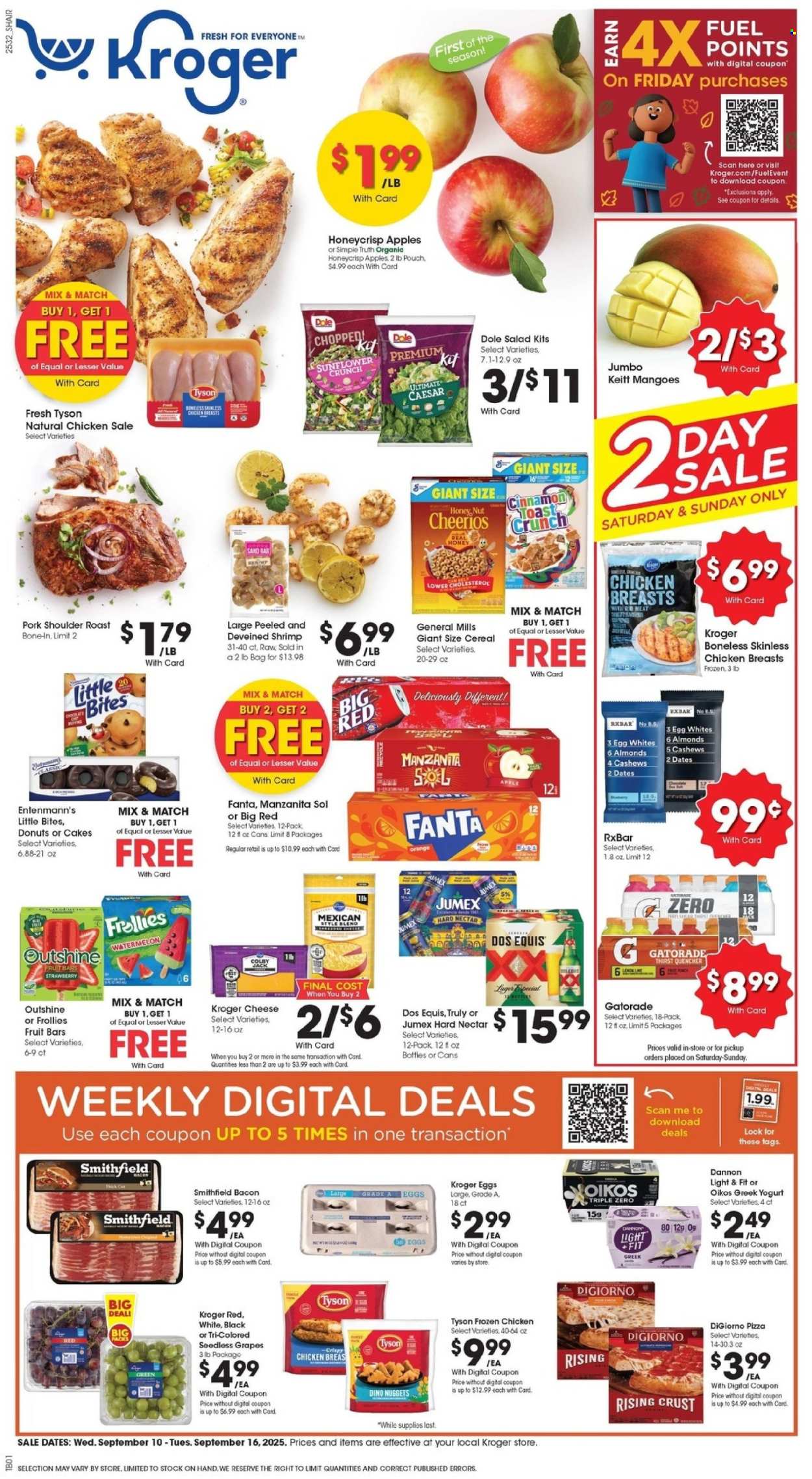 Kroger ad - 09/10/2025 - 09/16/2025. Page 1