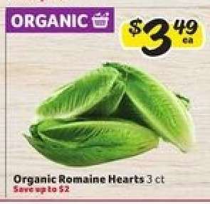 Organic Romaine Hearts