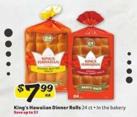 King's Hawaiian Dinner Rolls