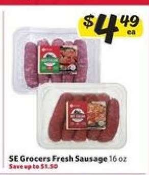 SE Grocers Fresh Sausage