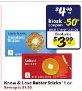 Know & Love Butter Sticks