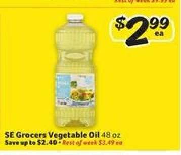 SE Grocers Vegetable Oil