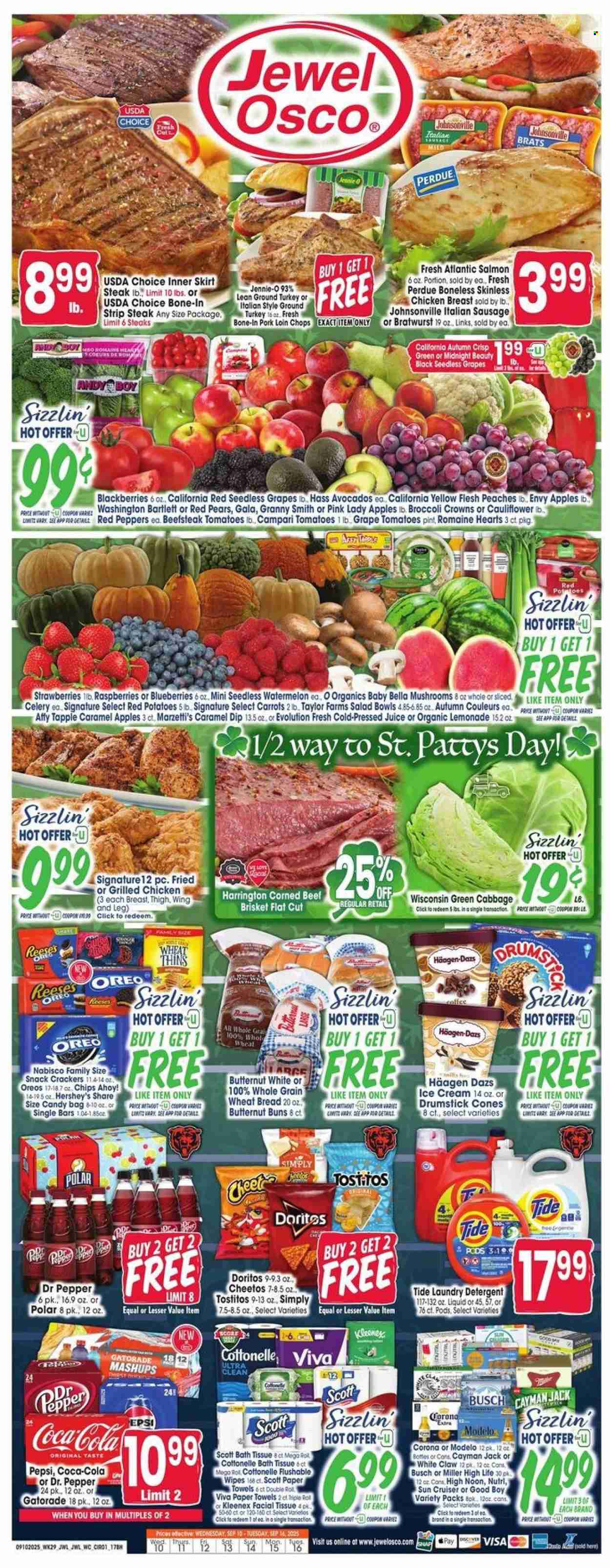 Jewel Osco ad - 09/10/2025 - 09/16/2025. Page 1