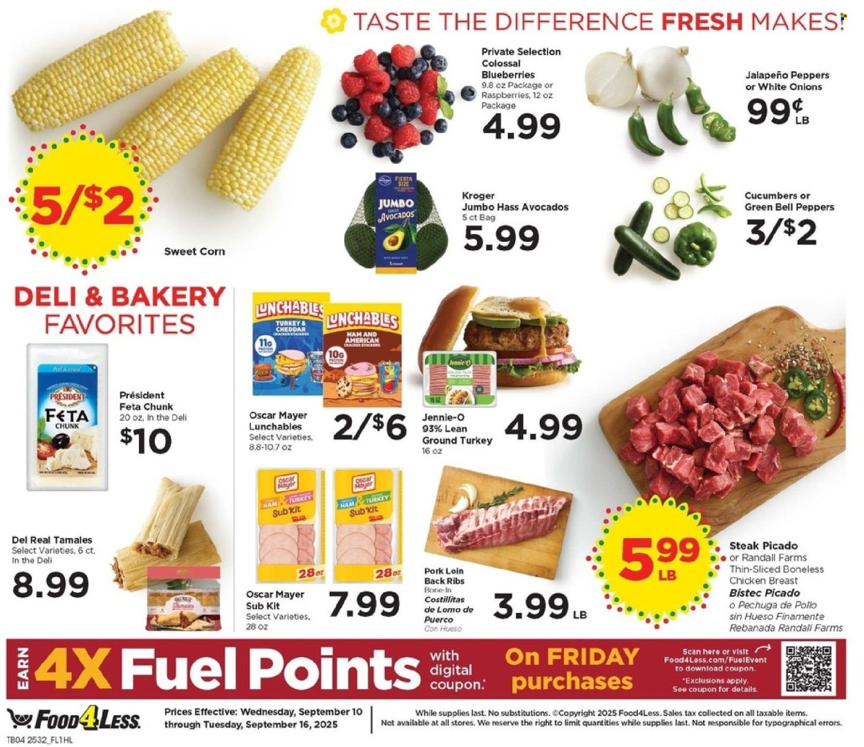 Food 4 Less ad - 09/10/2025 - 09/16/2025. Page 4
