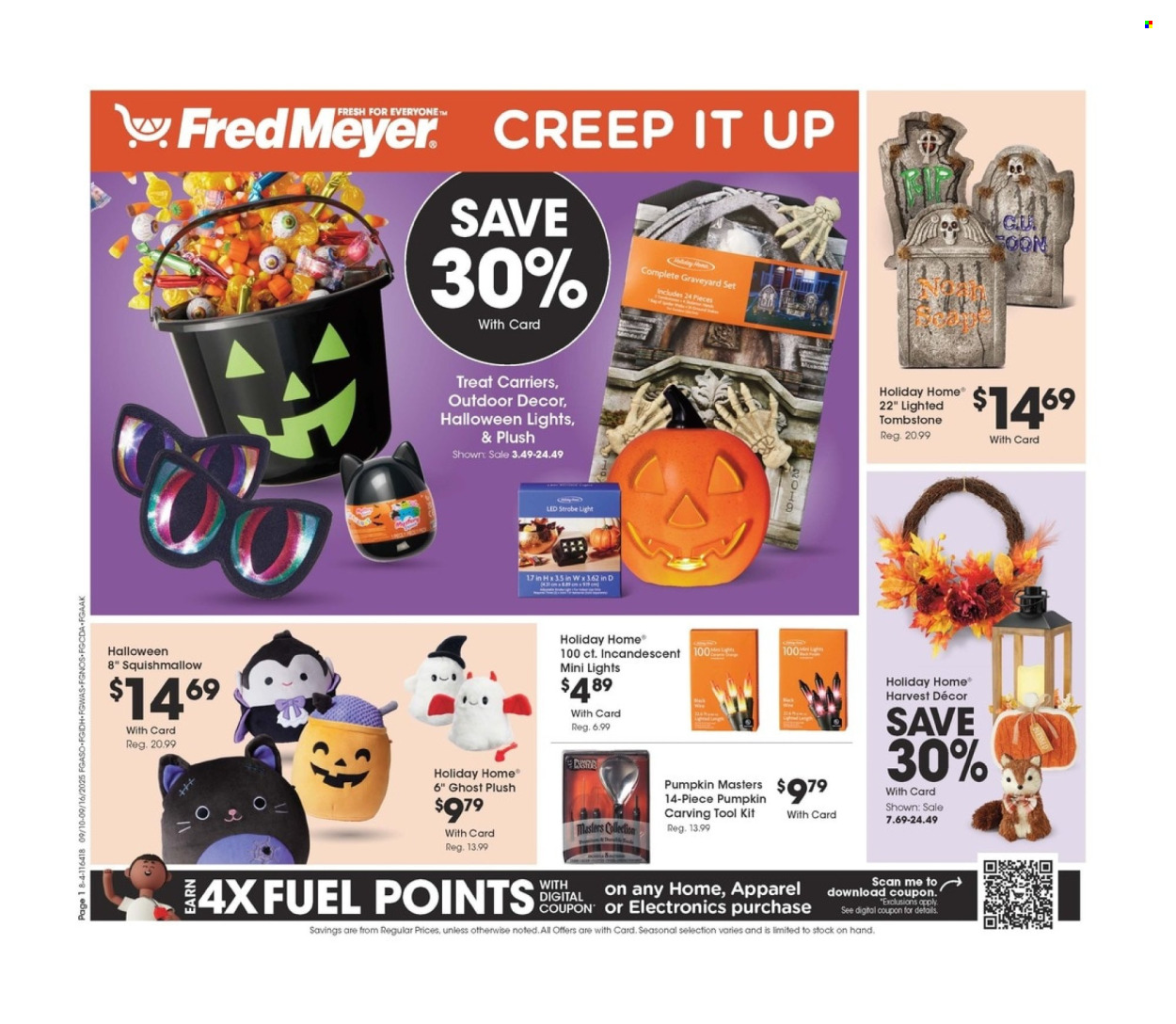 Fred Meyer ad - 09/10/2025 - 09/16/2025. Page 1