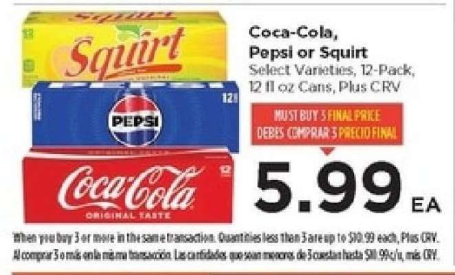 Coca-Cola, Pepsi or Squirt