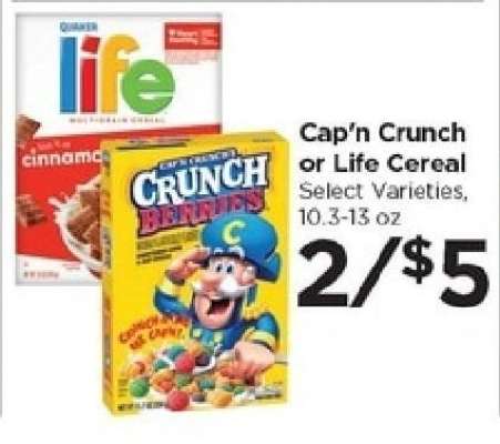 Cap'n Crunch or Life Cereal