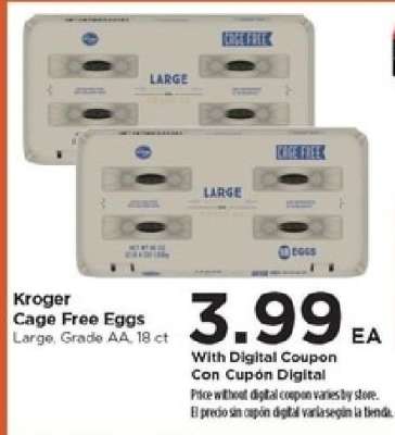 Kroger Cage Free Eggs