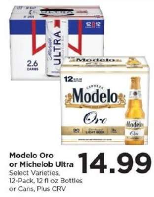 Modelo Oro or Michelob Ultra