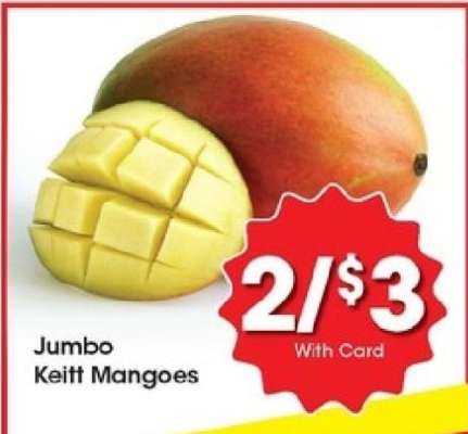 Jumbo Keitt Mangoes