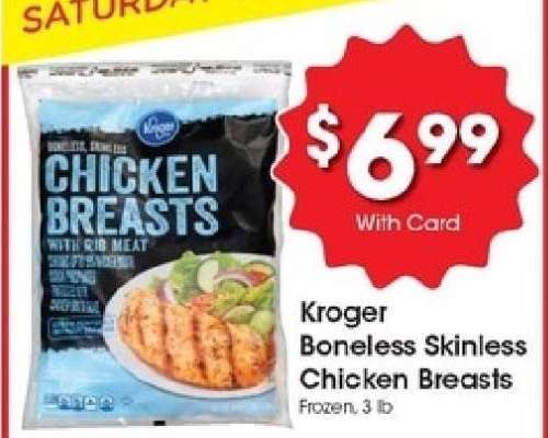Kroger Boneless Skinless Chicken Breasts