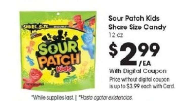 Sour Patch Kids Share Size Candy