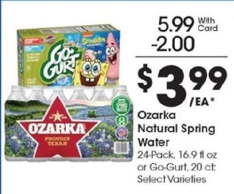 Ozarka Natural Spring Water