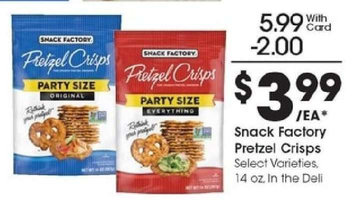 Snack Factory Pretzel Crisps