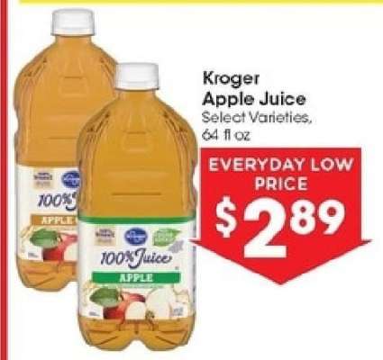 Kroger Apple Juice