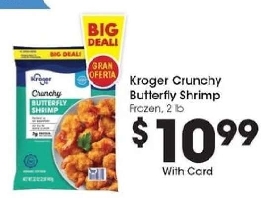 Kroger Crunchy Butterfly Shrimp