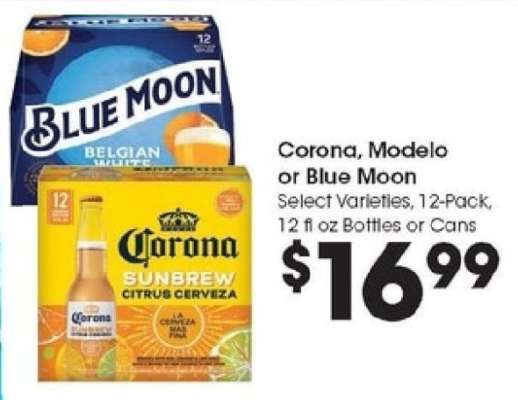 Corona, Modelo or Blue Moon