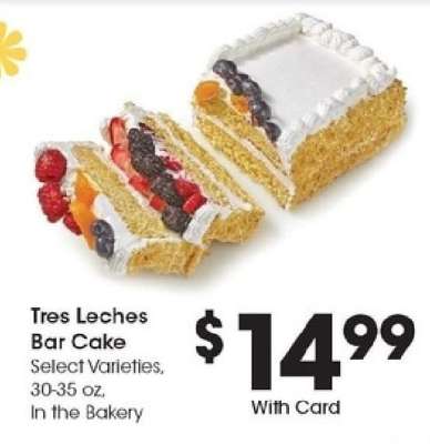 Tres Leches Bar Cake