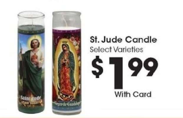 St. Jude Candle