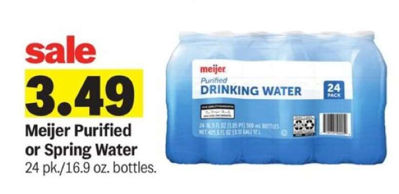 Meijer Purified or Spring Water